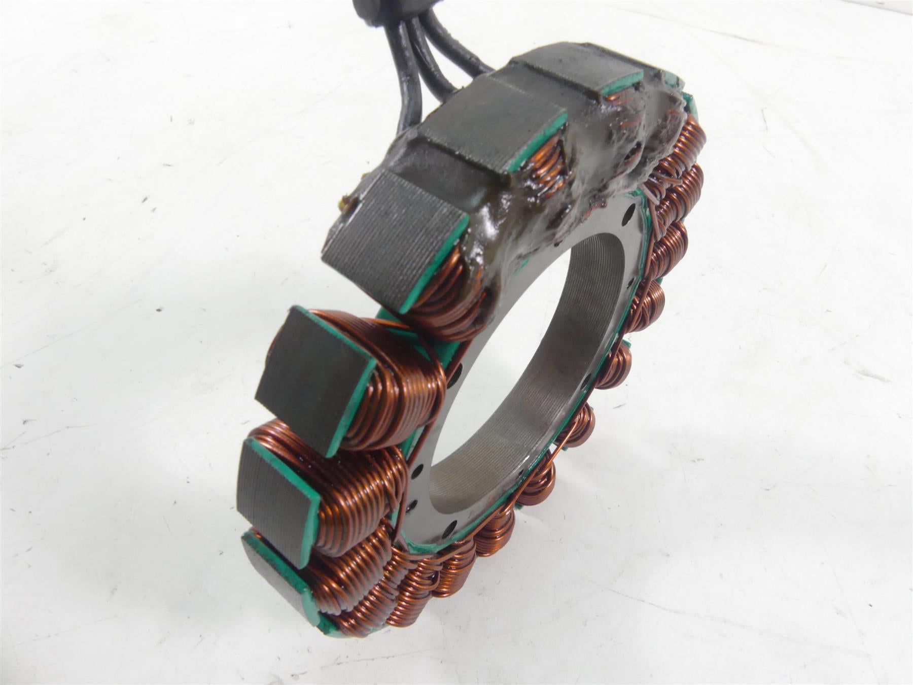 2005 Harley Softail FLSTSC Heritage Springer Alternator Stator 38A 3P 30017-01B {{ shop.shopifyCountryName }} - Mototech271
