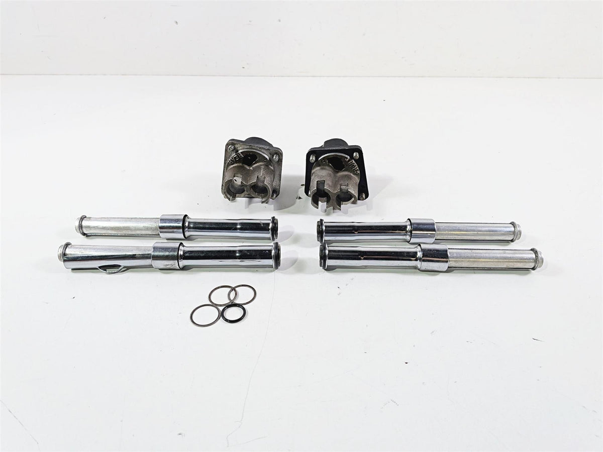1990 Harley Touring FLHTC Electra Glide Push Rod Tapped Guide Covers 18540-83C {{ shop.shopifyCountryName }} - Mototech271