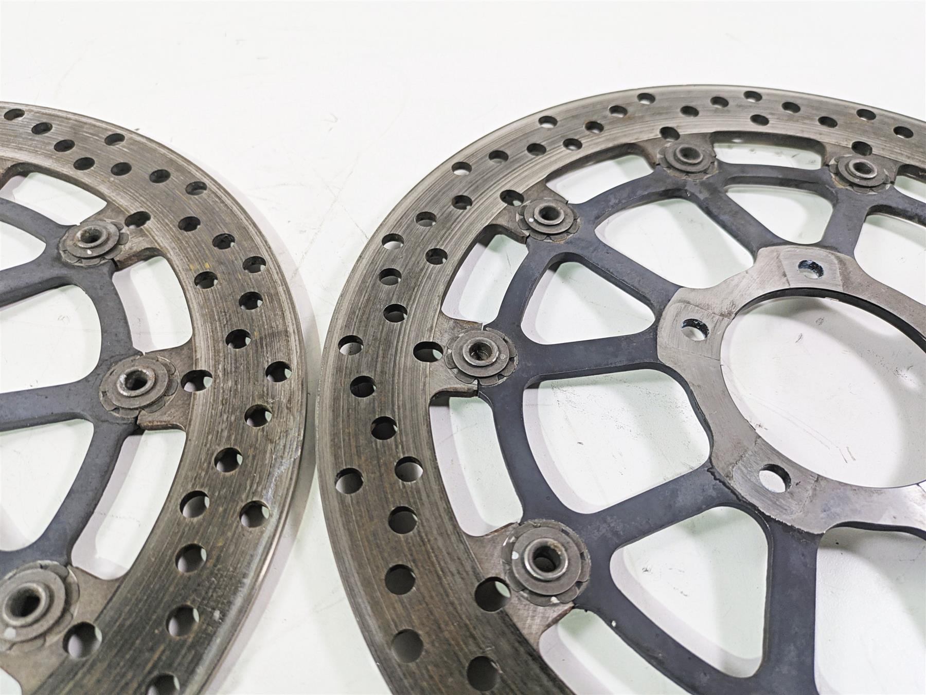 2012 Ducati Streetfighter 848 Front Brake Rotor Disc Set 49241011A 49241191A {{ shop.shopifyCountryName }} - Mototech271
