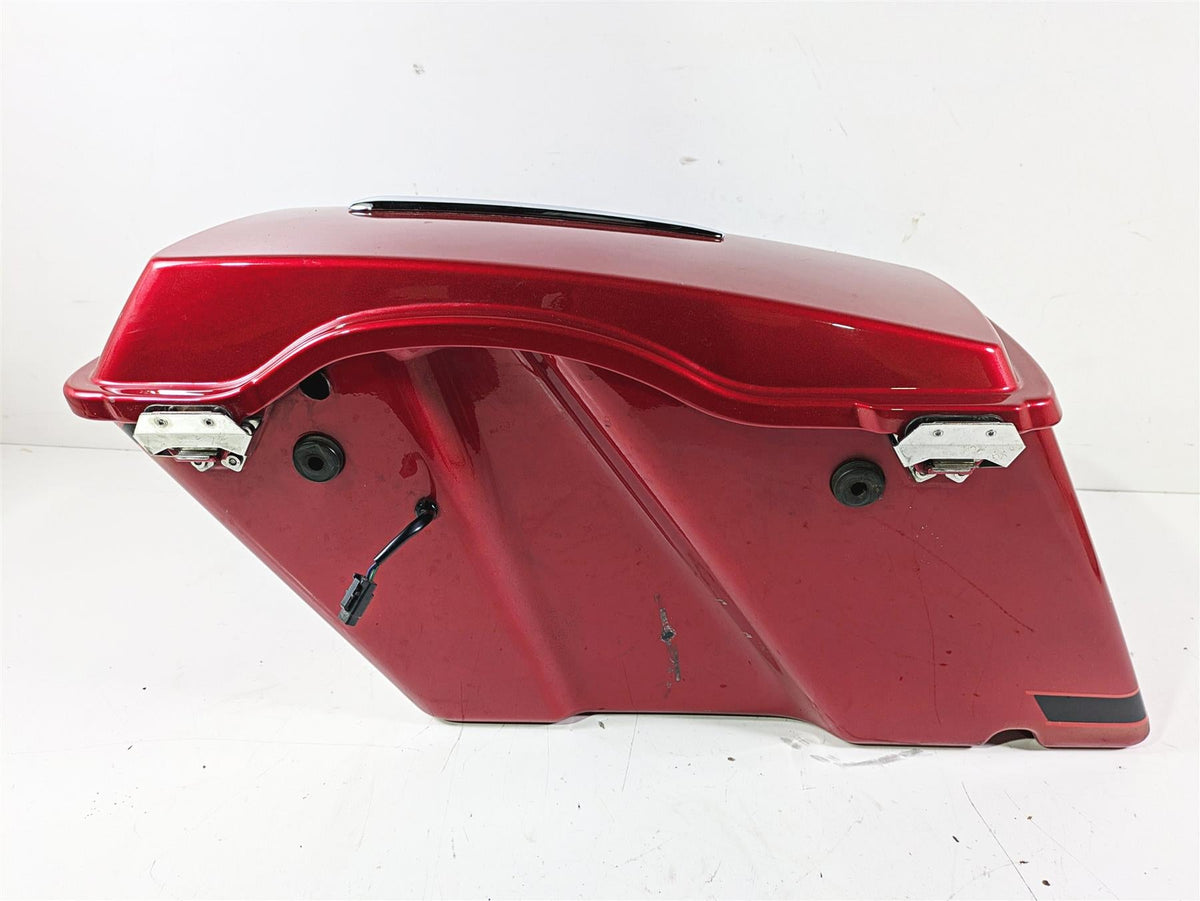 2007 Harley Touring FLHTCU SE CVO E-Glide Right Saddlebag Cherry Black Ice 88277-07 {{ shop.shopifyCountryName }} - Mototech271