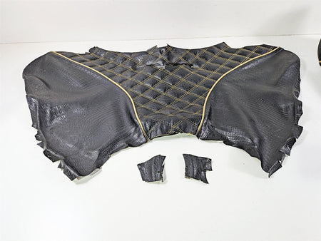 2017 Harley Touring FLHXS Street Glide Aftermarket Alligator Skin Seat Side & Fron Cover Set {{ shop.shopifyCountryName }} - Mototech271