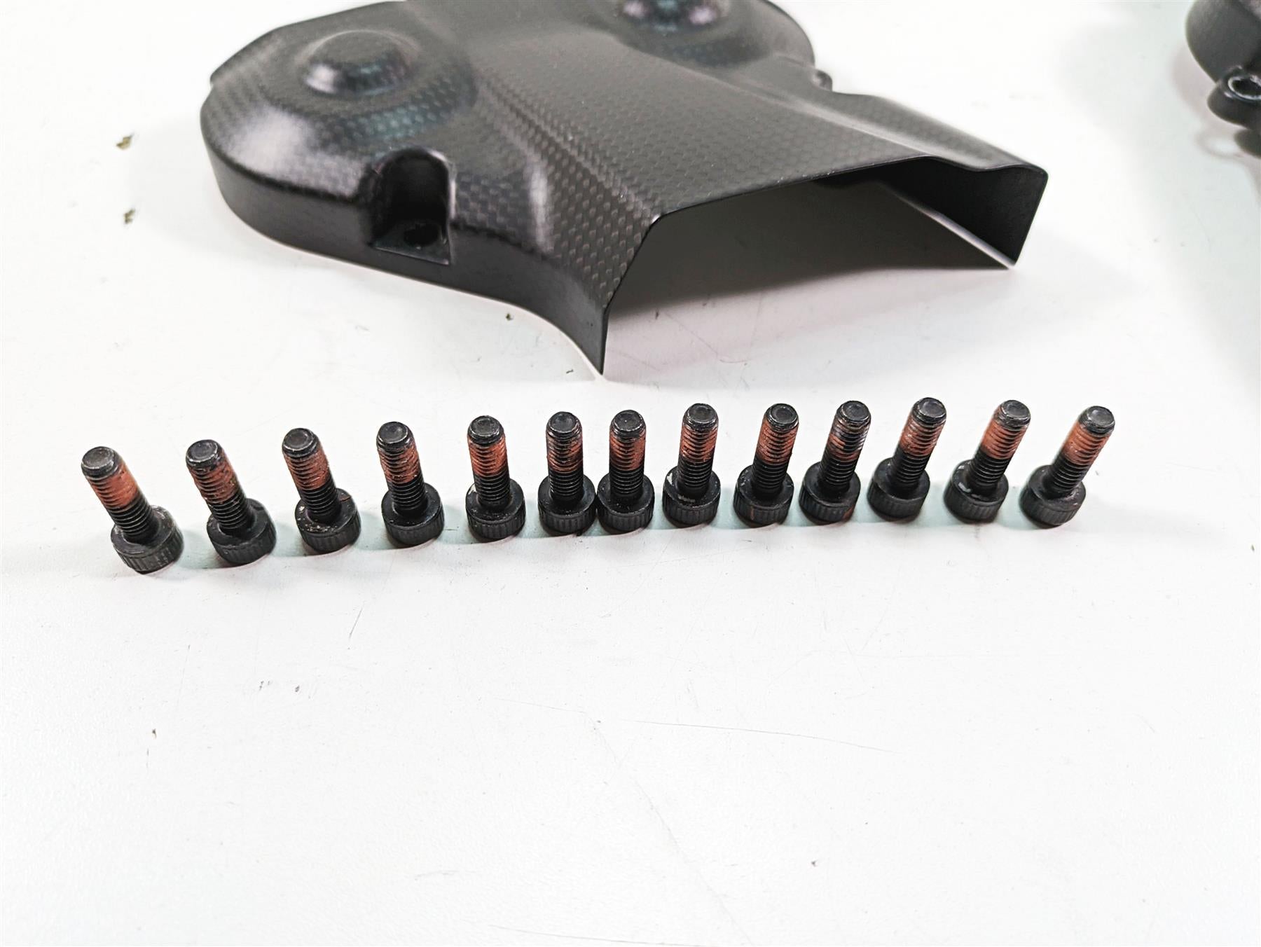 2020 Ducati Hypermotard 950 SP Carbon Fiber Timing Cover Fairing Set 24511781A {{ shop.shopifyCountryName }} - Mototech271