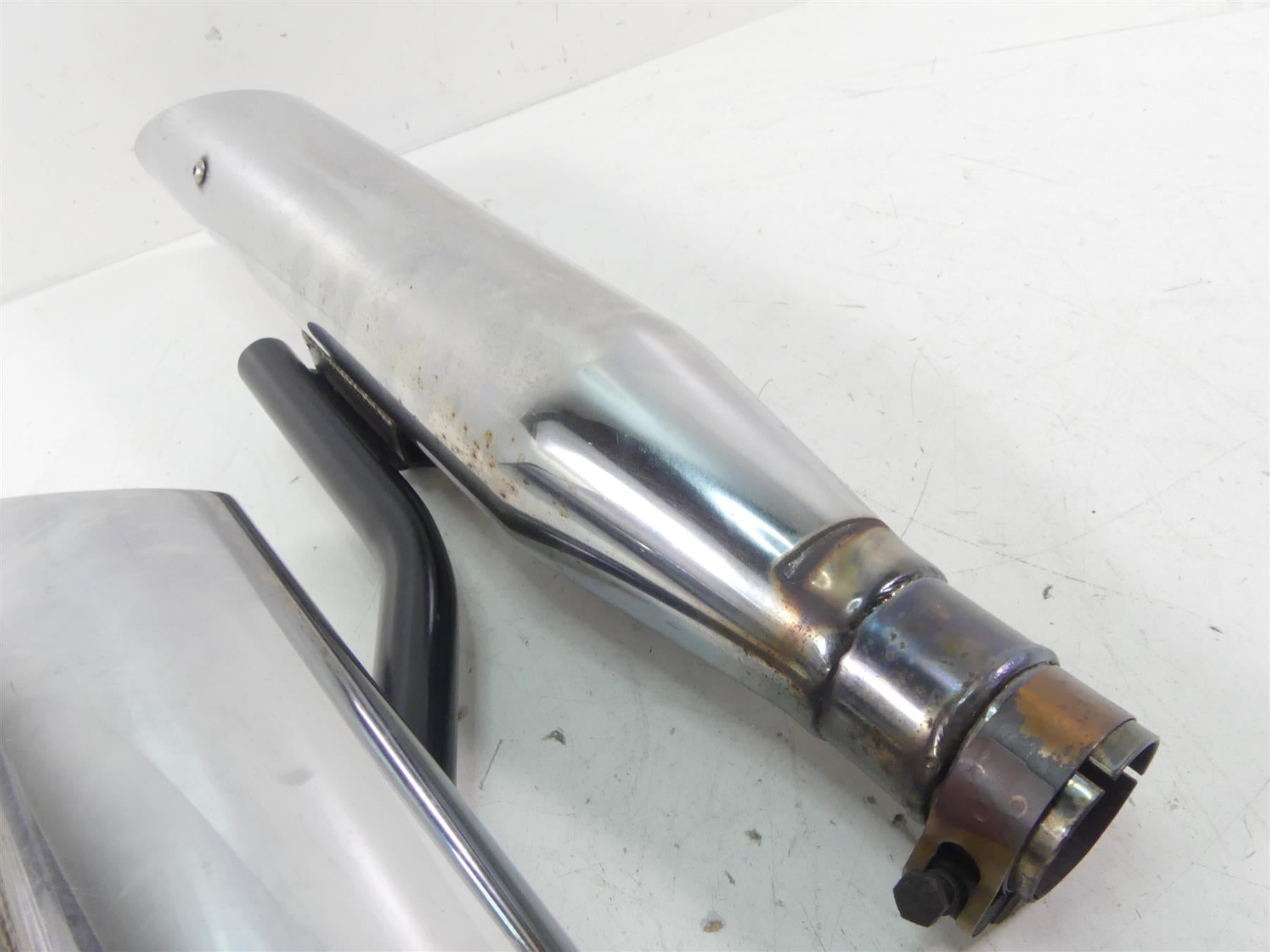 2008 Honda V-Twin VTX1800 N3 Cobra Slash Cut Slip On Exhaust Pipe Muffler 1176SC {{ shop.shopifyCountryName }} - Mototech271