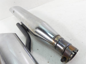 2008 Honda V-Twin VTX1800 N3 Cobra Slash Cut Slip On Exhaust Pipe Muffler 1176SC