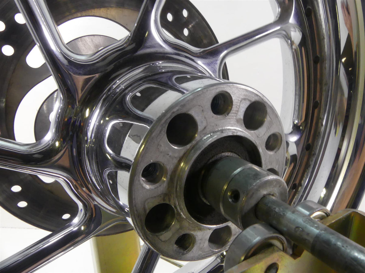 2007 Harley Touring FLHR SE CVO Road King Rear Chrome Wheel 17x4.5 42082-07 {{ shop.shopifyCountryName }} - Mototech271