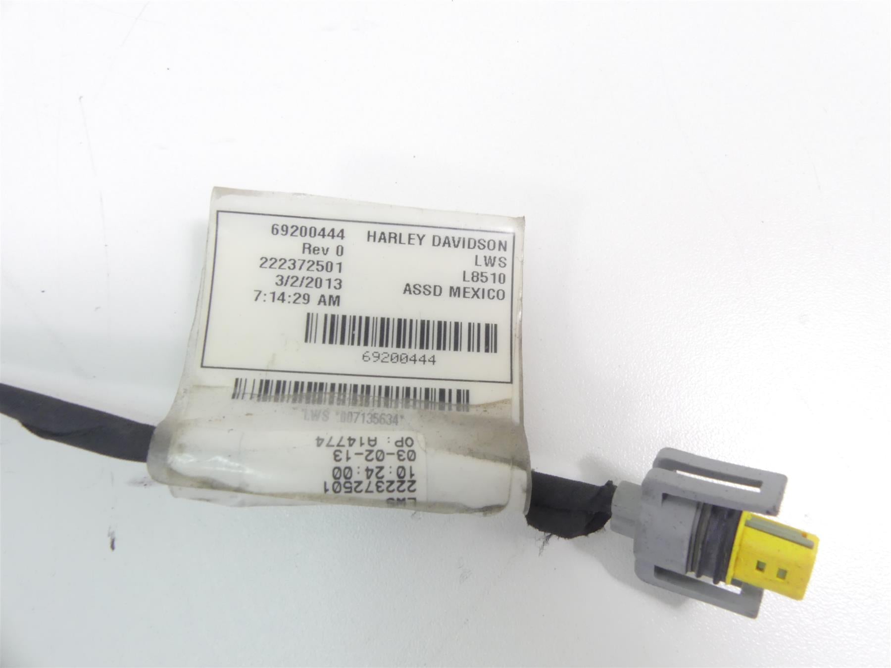 2013 Harley FXDWG Dyna Wide Glide Non Abs Wiring Harness Loom 71072-12 69200455 {{ shop.shopifyCountryName }} - Mototech271