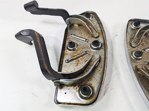 1999 Harley Touring FLHTCUI E-Glide Front Rider Floor Board Set 50621-79A