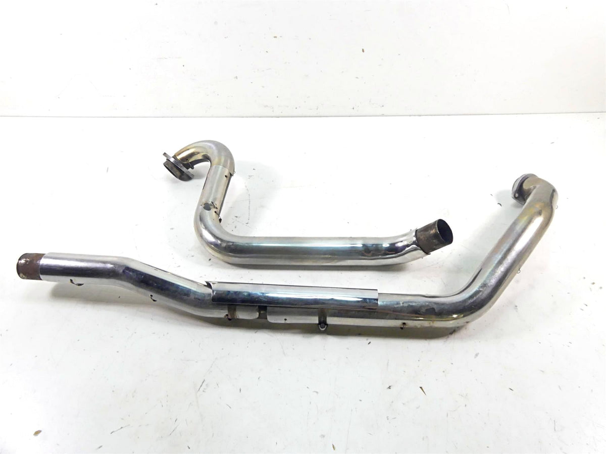 2002 Harley Touring FLHTC Electra Glide True Dual Exhaust Pipe Header Set {{ shop.shopifyCountryName }} - Mototech271
