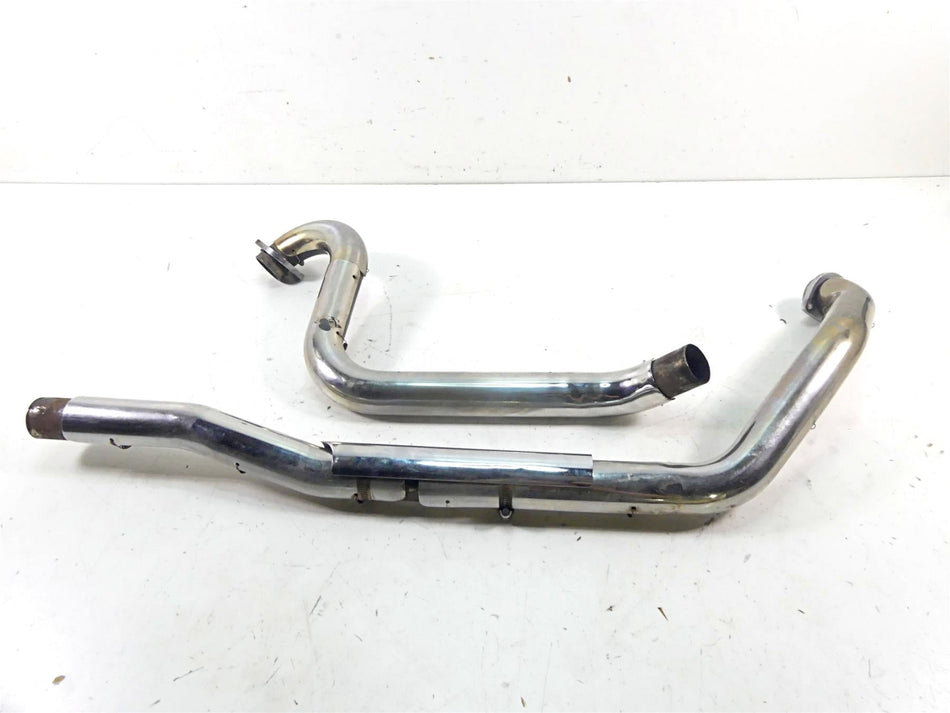 2002 Harley Touring FLHTC Electra Glide True Dual Exhaust Pipe Header Set {{ shop.shopifyCountryName }} - Mototech271