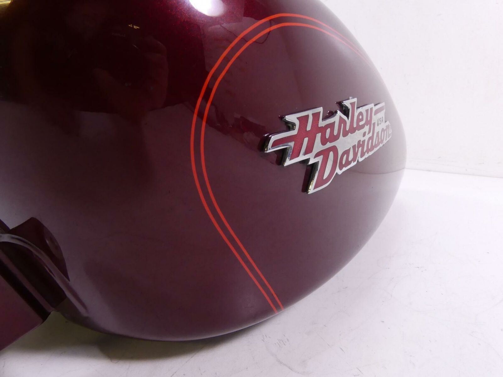 2000 Harley Sportster XL1200 Custom Fuel Gas Tank Rich Red & Red