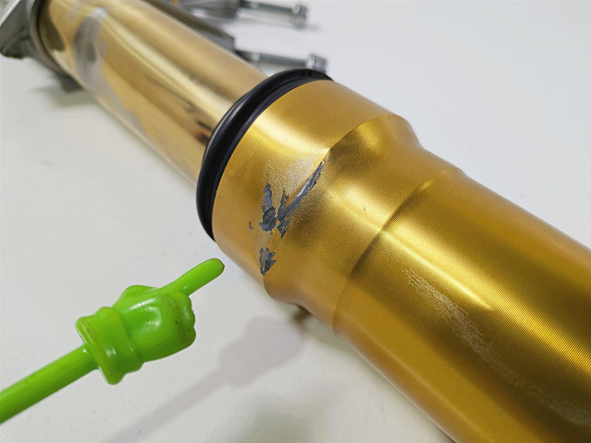 2022 Ducati Panigale V4 S V4S Damaged Right Front Ohlins Fork 34421242B-Mototech271