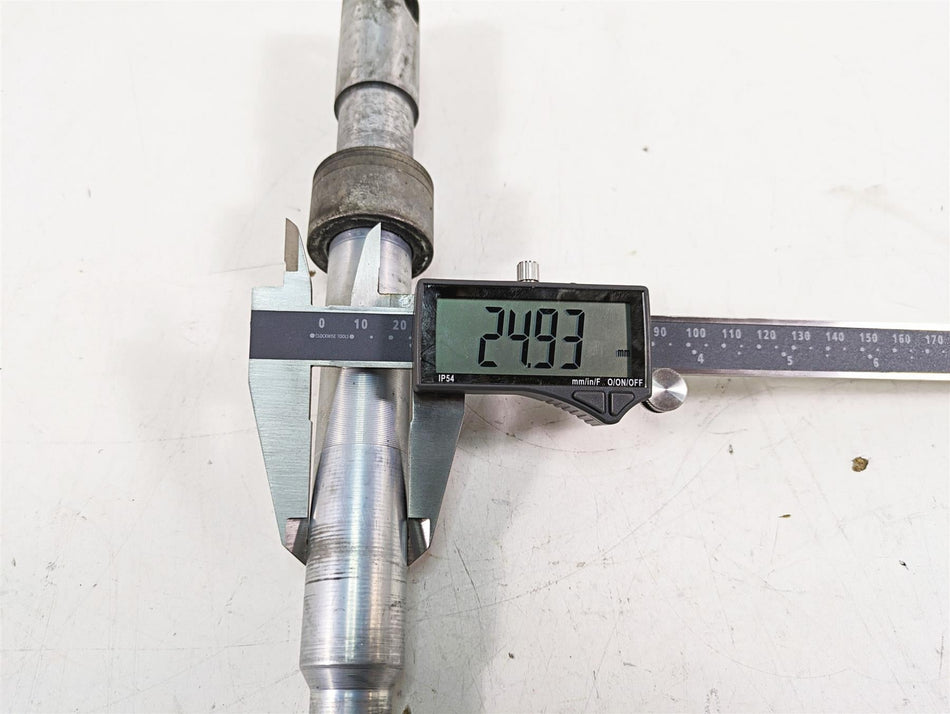 2015 Harley FXDL Dyna Low Rider Front Axle Wheel Spindle 25mm 41628-08 {{ shop.shopifyCountryName }} - Mototech271