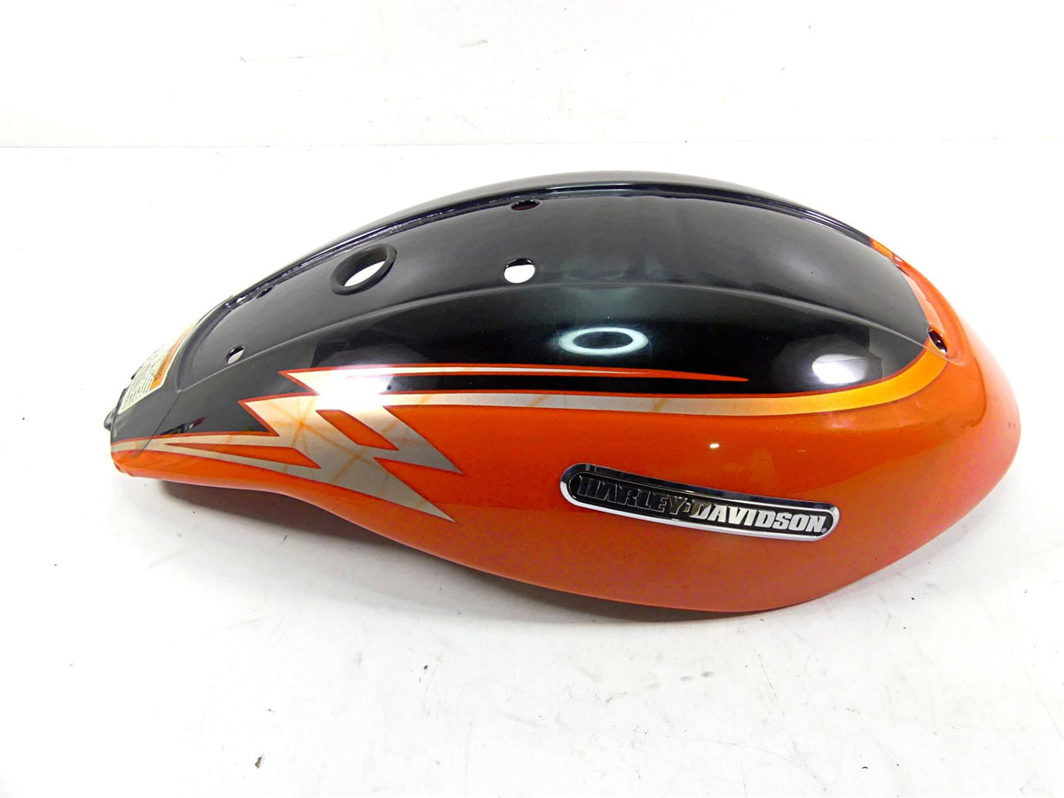 2005 Harley VRSCSE CVO V-Rod Upper Tank Airbox Cover Fairing Orange 66097-05 {{ shop.shopifyCountryName }} - Mototech271