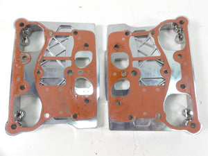 2014 Harley Touring FLHX Street Glide Valve Chrome Rocker Cover Set -9K 17571-99
