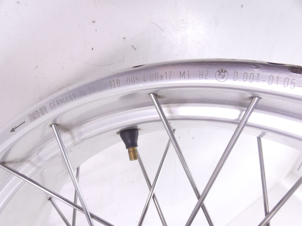 2005 BMW R1200GS K25 Straight Behr Rear Spoke Wheel Rim 17x4 36312320005 {{ shop.shopifyCountryName }} - Mototech271