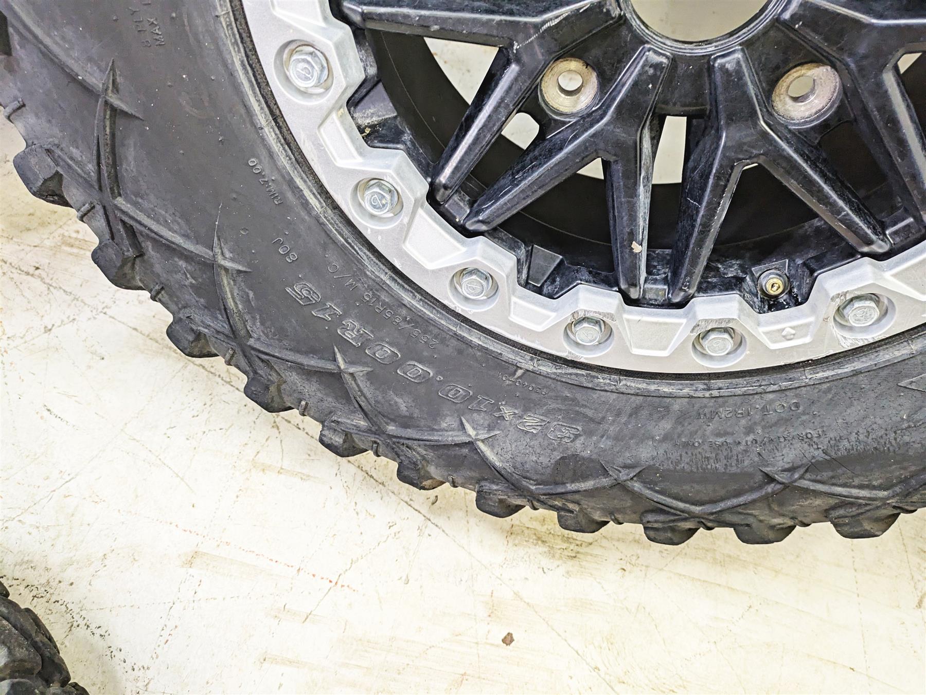 2020 Kawasaki Teryx KRX KRF 1000 Front Rear & Spare Wheel Tires 32x10R15 15x8 {{ shop.shopifyCountryName }} - Mototech271