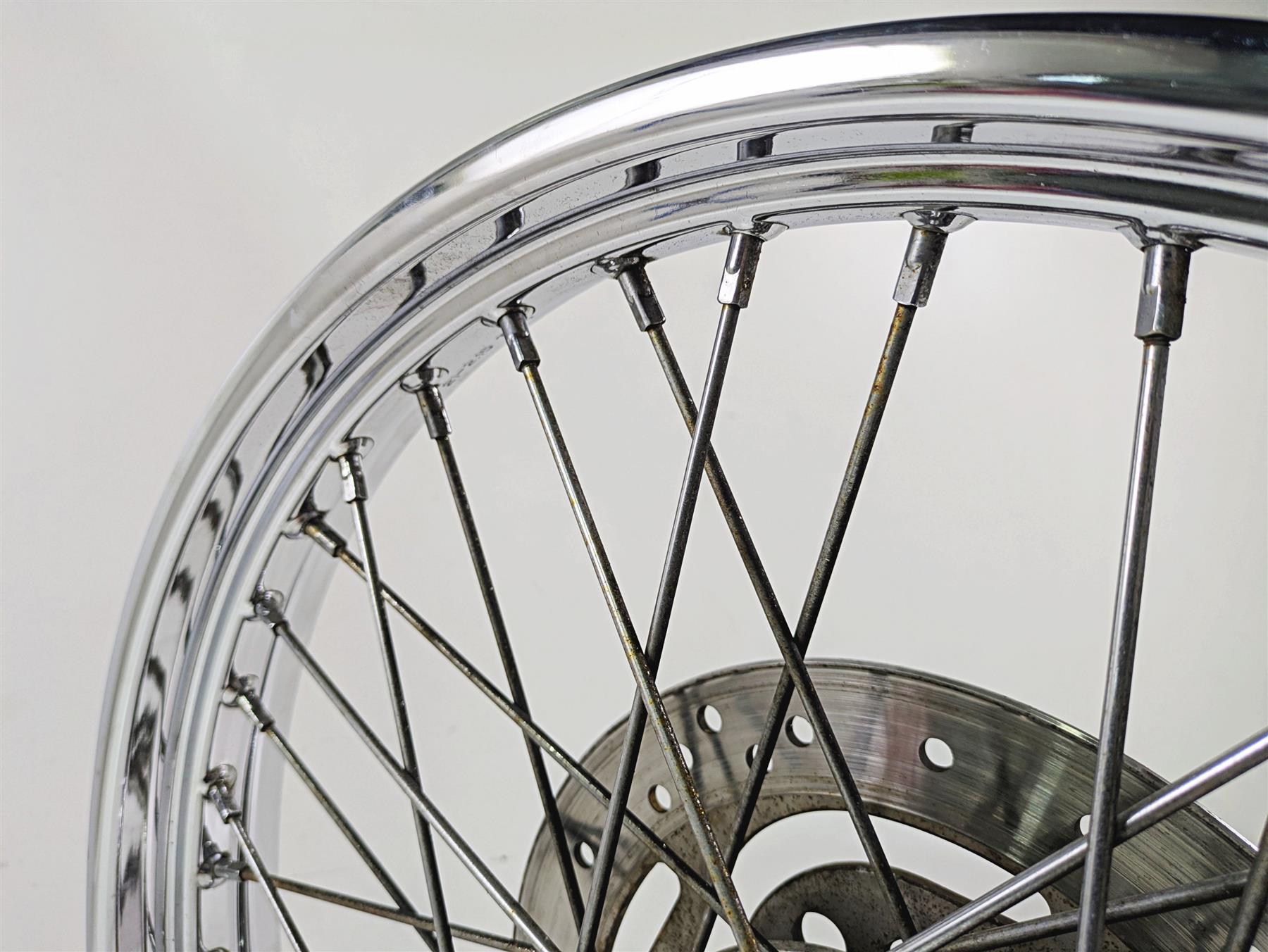 2007 Harley Sportster XL1200 C Straight 21x2.15 Front Wheel Spoke Rim 43557-05A {{ shop.shopifyCountryName }} - Mototech271