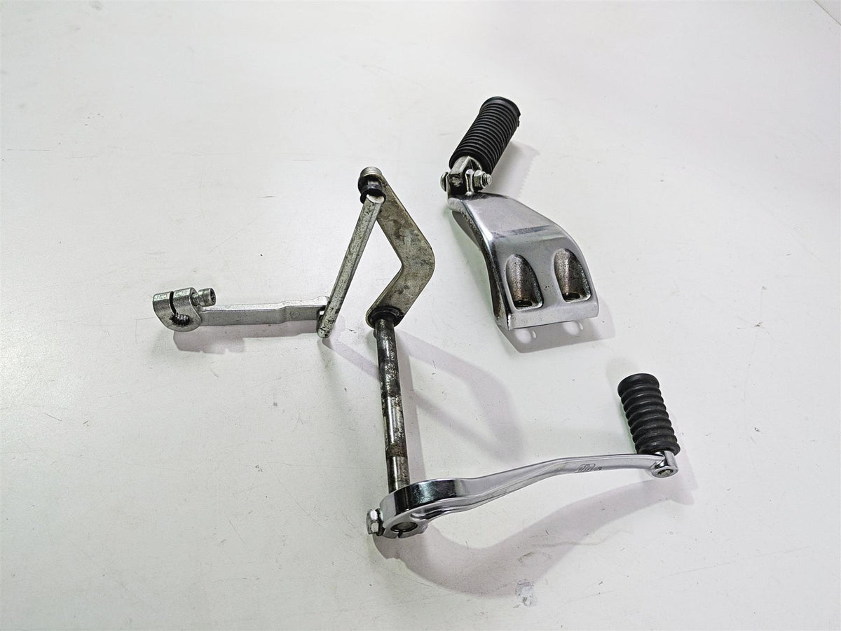 2008 Harley FXDL Dyna Low Rider 105TH Left Rider Mid Footpeg & Shifter 50639-90A {{ shop.shopifyCountryName }} - Mototech271