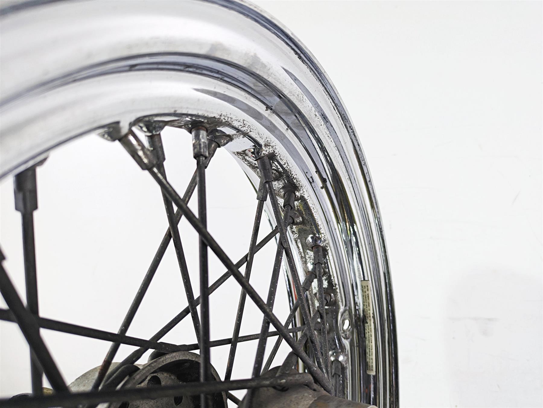 2002 Harley FLSTC Softail Heritage 16x3 Spoke Rear Wheel Rim 40975-05A {{ shop.shopifyCountryName }} - Mototech271
