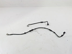 2015 Harley FXDF Dyna Fat Bob Rear Abs Brake Line Set 46872-12B 46871-12A
