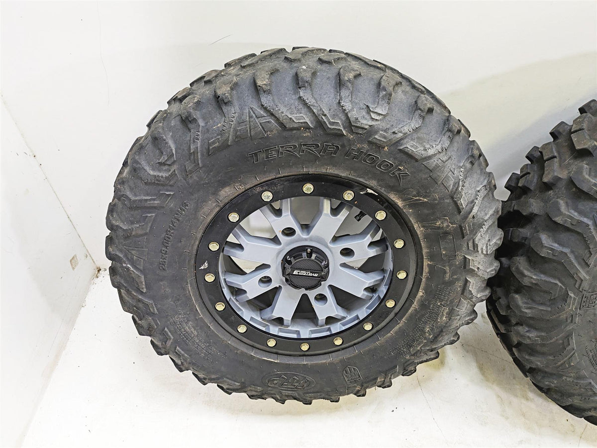 2019 Yamaha YXZ1000 R EPS SS SE System 3 Beadlock 14x6.5 Wheel Rim Tire Set {{ shop.shopifyCountryName }} - Mototech271