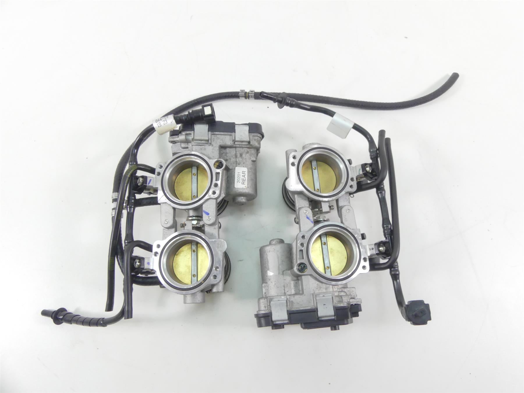 2019 Aprilia Tuono V4 RR Factory Throttle Body Fuel Inject Set 858738 2B003347 {{ shop.shopifyCountryName }} - Mototech271