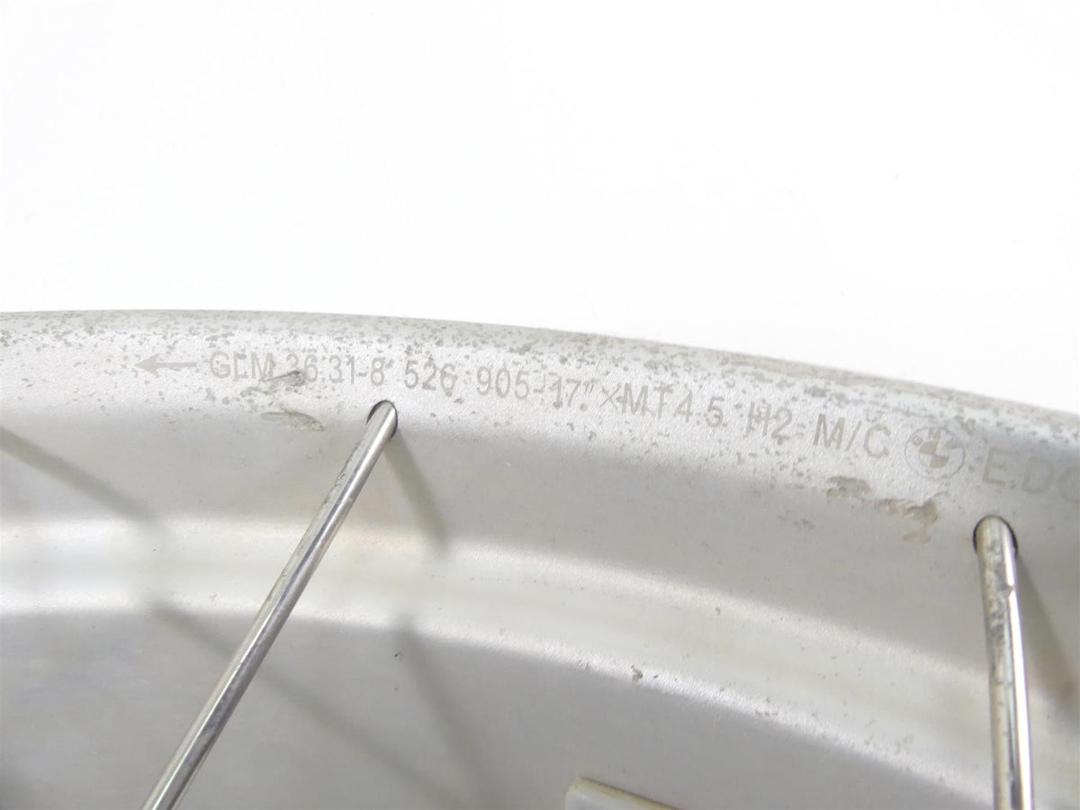 2013 BMW R1200GS GSW K50 Straight Rear 17x4.5 Spoke Wheel Rim 36318526651 {{ shop.shopifyCountryName }} - Mototech271