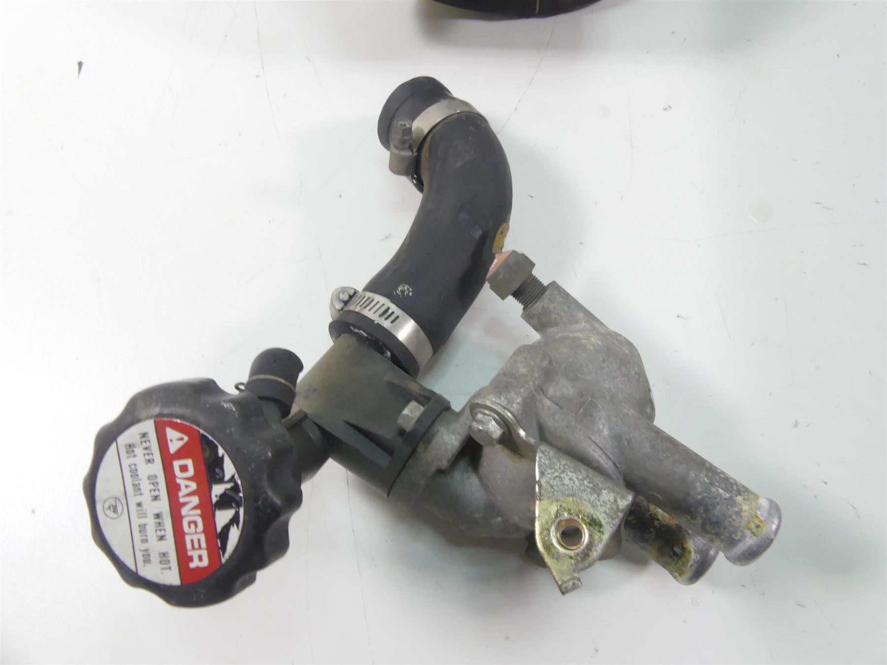 2003 Honda VT750 DC Shadow Spirit Radiator Fan Cover Reservoir Set 19010-MBA-013 {{ shop.shopifyCountryName }} - Mototech271