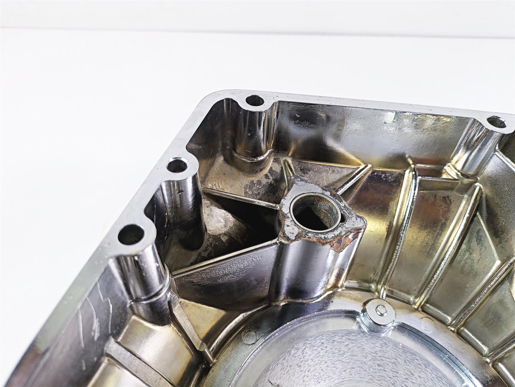 2002 Big Dog Pitbull Chrome Outer Primary Drive Clutch & Derby Cover {{ shop.shopifyCountryName }} - Mototech271