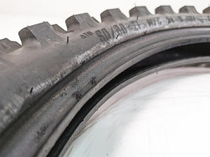 Used Front Motoz Tractionator Adventure 1 Motorcycle Tire 90/90-21 - Read