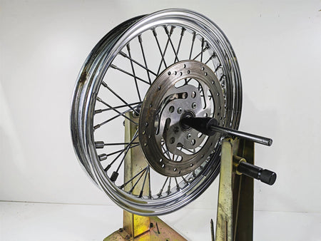 2003 Harley Dyna FXDL Low Rider 100TH Front Wheel Rim 19x2.5 Wobble 43105-05A {{ shop.shopifyCountryName }} - Mototech271