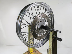 2003 Harley Dyna FXDL Low Rider 100TH Front Wheel Rim 19x2.5 Wobble 43105-05A | Mototech271