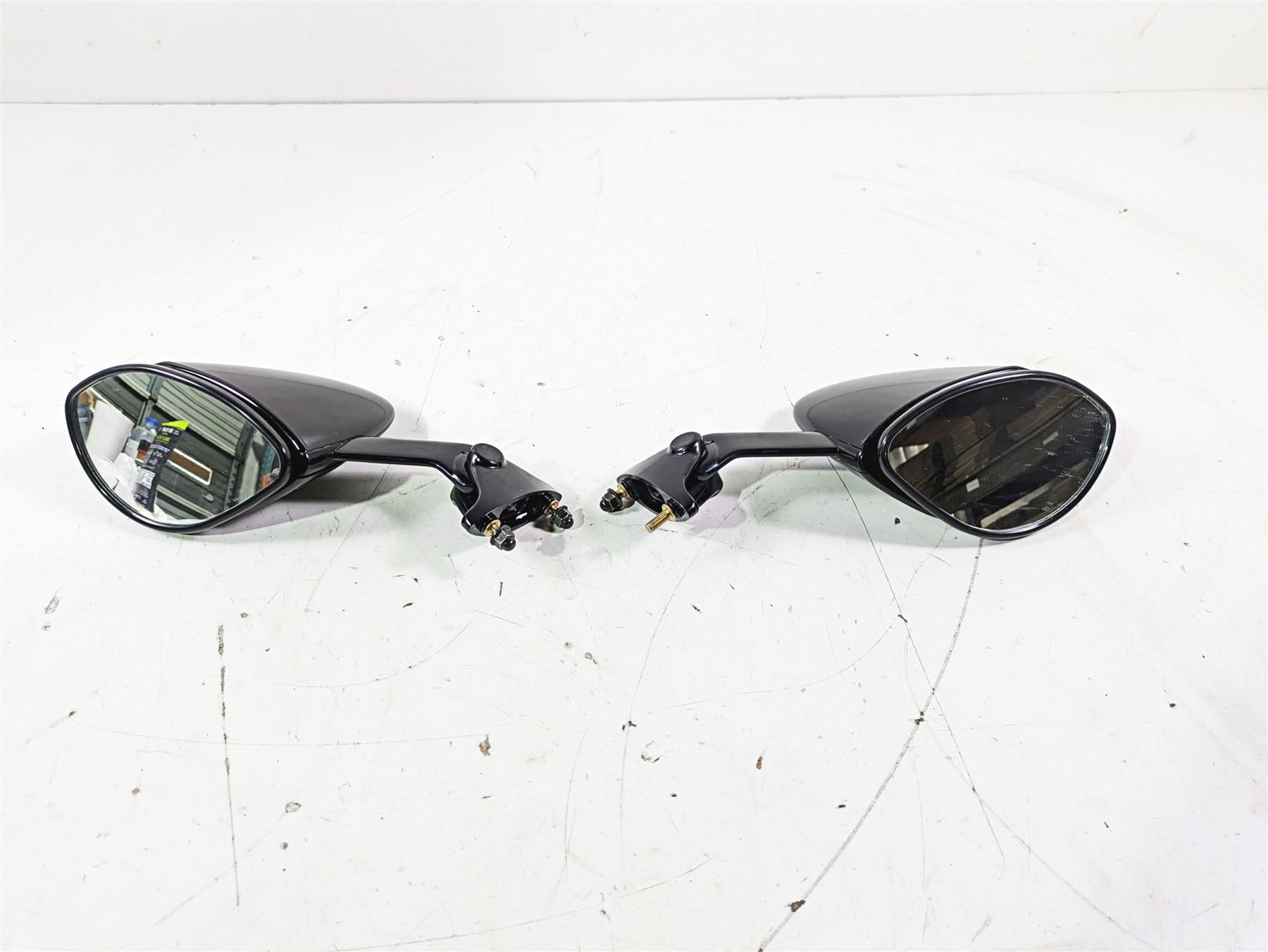 2005 Kawasaki ZX12R Ninja Left Right Rear View Mirror Set - Read 56001-0286