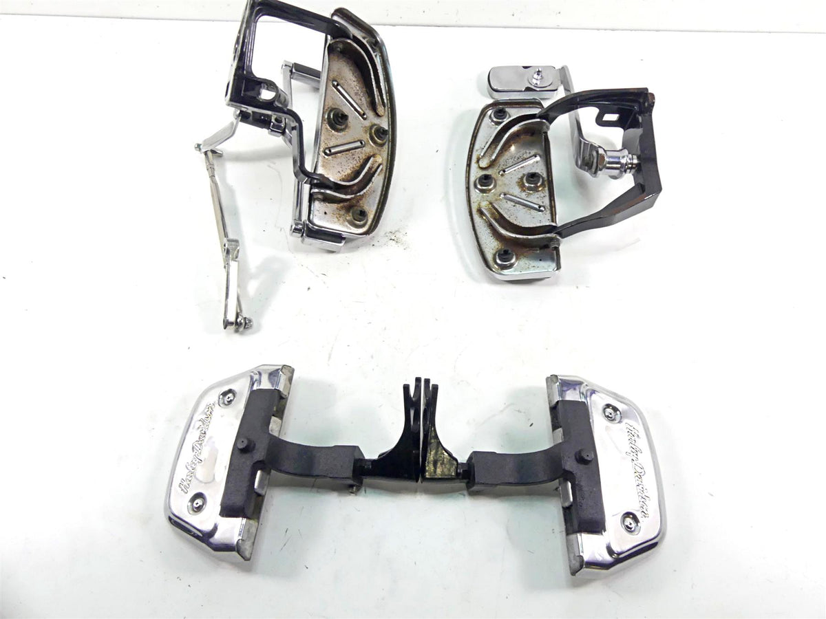 2002 Harley FLSTCI Softail Heritage Front Rear Chrome Floor Board Set 33048-72 {{ shop.shopifyCountryName }} - Mototech271