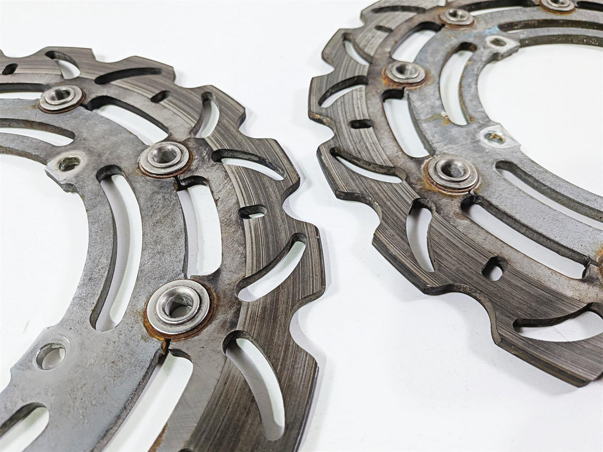 2008 Yamaha YZF R1 RN19 Voodoo Wave Front Brake Disc Rotor Set 4C8-2581T-00-00 {{ shop.shopifyCountryName }} - Mototech271
