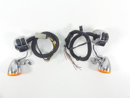 2009 Harley Dyna FXDF SE CVO Fat Bob Chrome Hand Control Switch Set 71682-06A {{ shop.shopifyCountryName }} - Mototech271