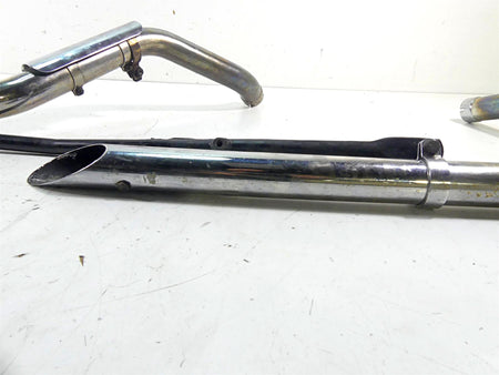1979 Harley Sportster XLS1000 Roadster Exhaust Drag Pipe System With Baffles {{ shop.shopifyCountryName }} - Mototech271