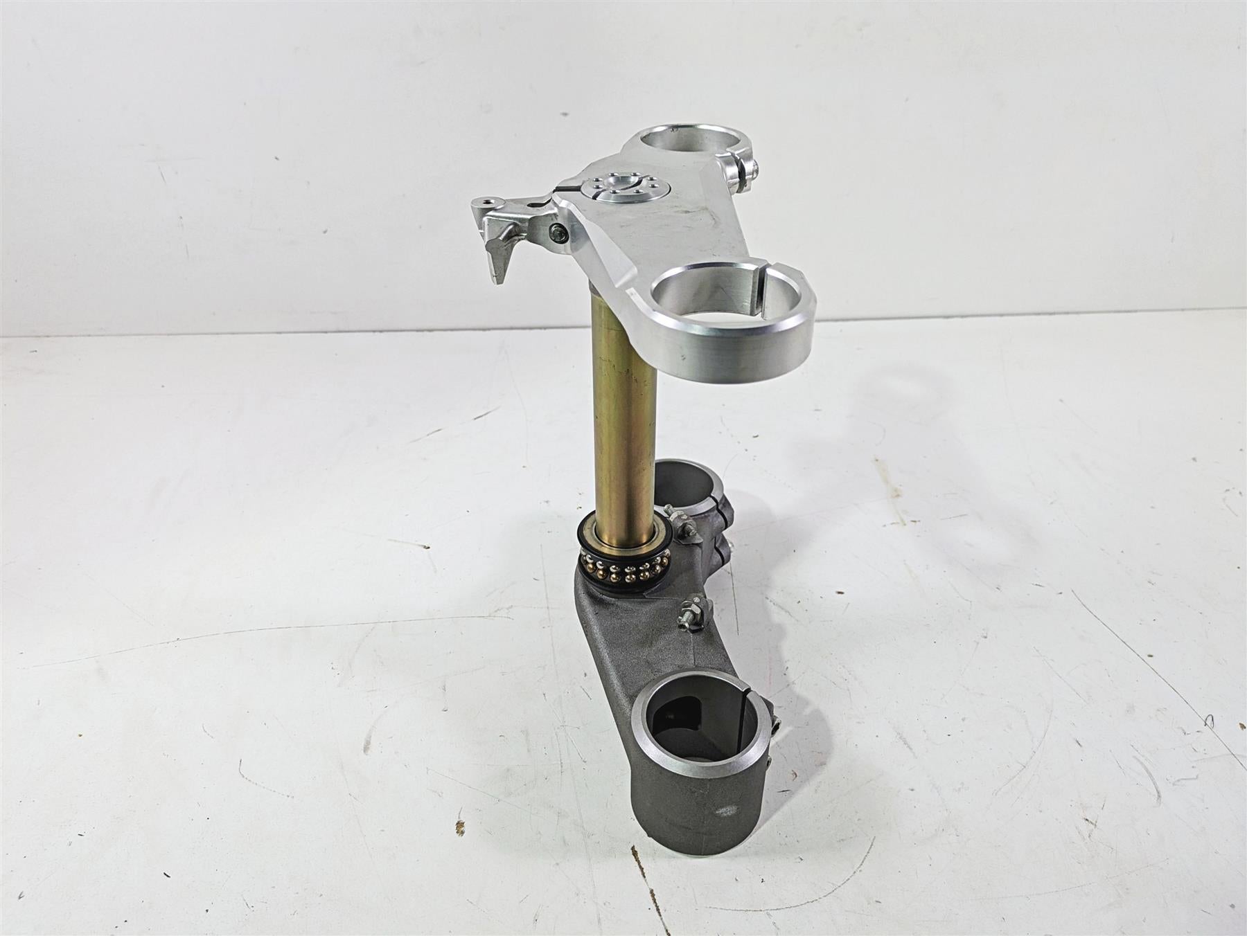 2008 Ducati SBK 1098 S Upper Lower Triple Tree Ohlins Set 34220331A 34110632A {{ shop.shopifyCountryName }} - Mototech271