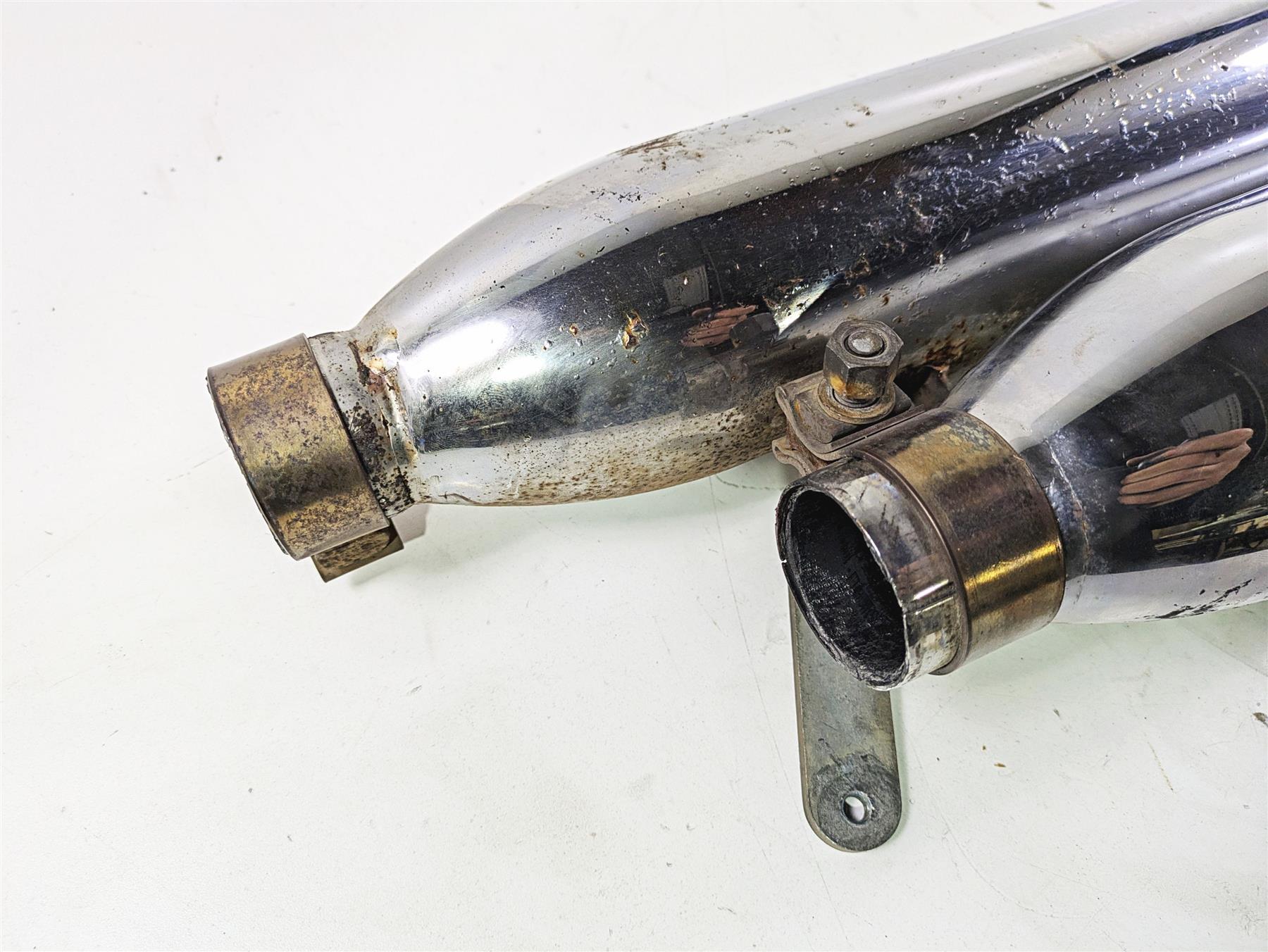 2004 Victory Kingpin Exhaust Muffler Silencer Slash Cut Set {{ shop.shopifyCountryName }} - Mototech271