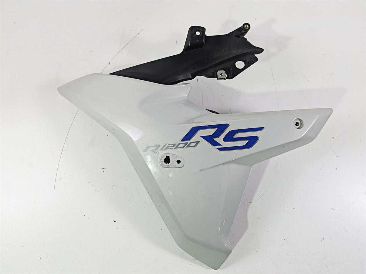 2016 BMW R1200RS K54 Left Main Radiator Cover Fairing Lightgrey 46638556735 {{ shop.shopifyCountryName }} - Mototech271