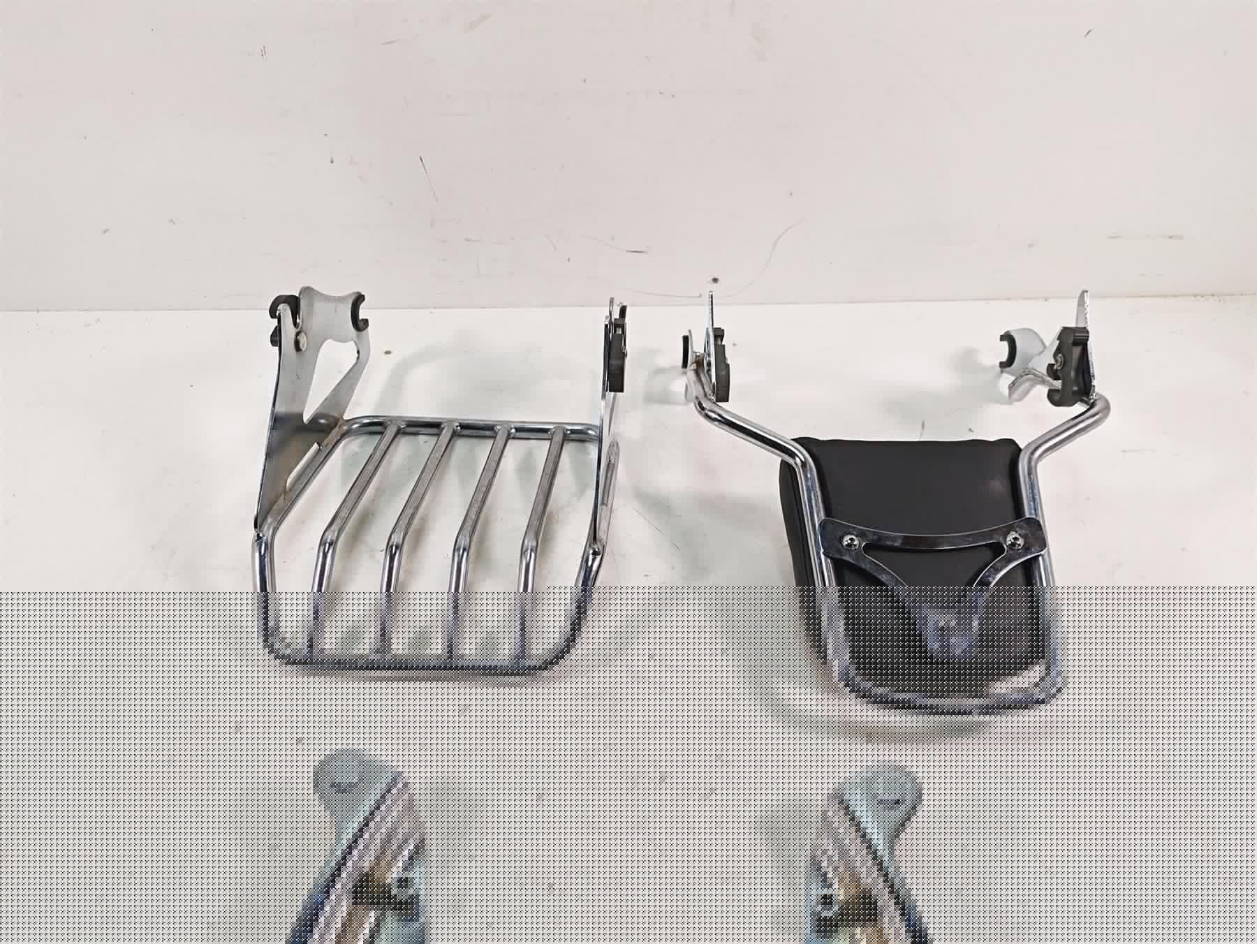 2011 Harley Touring FLHR Road King Passenger Backrest Luggage Rack Quick Release Set {{ shop.shopifyCountryName }} - Mototech271
