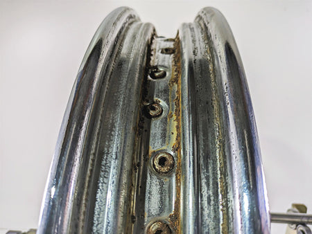 2003 Harley Dyna FXDL Low Rider 100TH Front Wheel Rim 19x2.5 Wobble 43105-05A {{ shop.shopifyCountryName }} - Mototech271