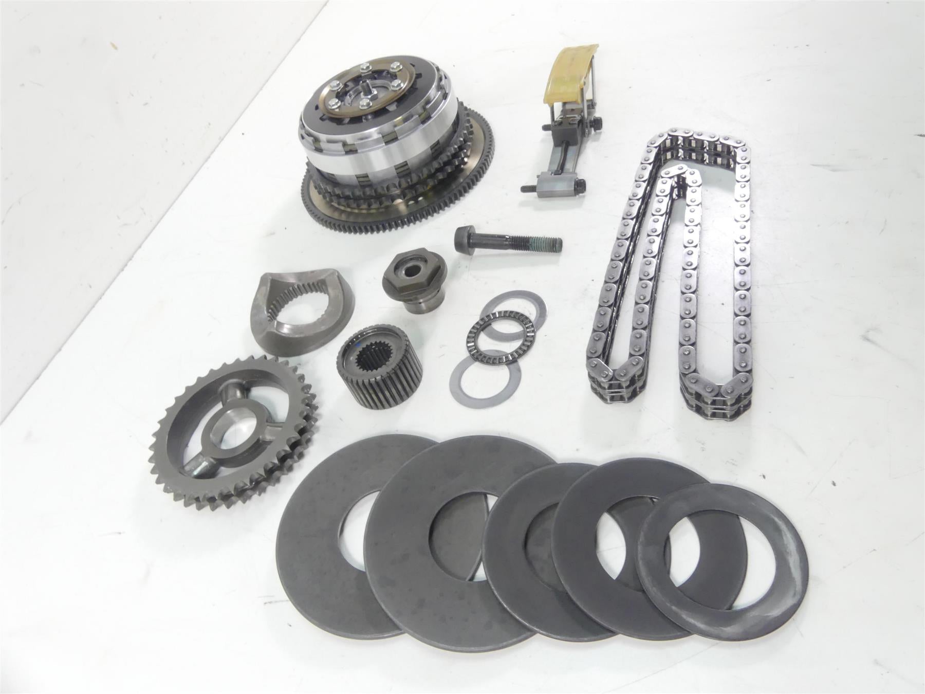 2016 Harley FLS Softail Slim Primary Drive Clutch Kit 6k Only 37816-11 {{ shop.shopifyCountryName }} - Mototech271