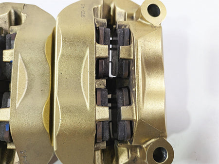 2007 Mv Agusta F4 1000R 312 Brembo 100mm Gold Front Brake Caliper Set 8000A6415-Mototech271