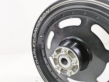 Load image into Gallery viewer, 2014 Harley FXDF Dyna Fat Bob Front Wheel Rim 16x3 Black Straight 43300254
