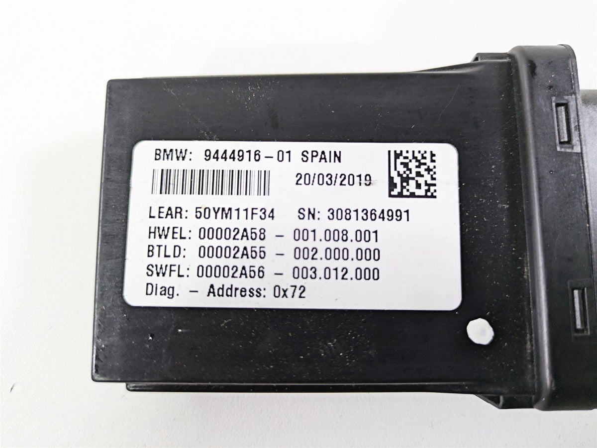 2019 BMW R1250RT K52 General Module Unit Ecu Light 61357108182 61355B52A69 {{ shop.shopifyCountryName }} - Mototech271