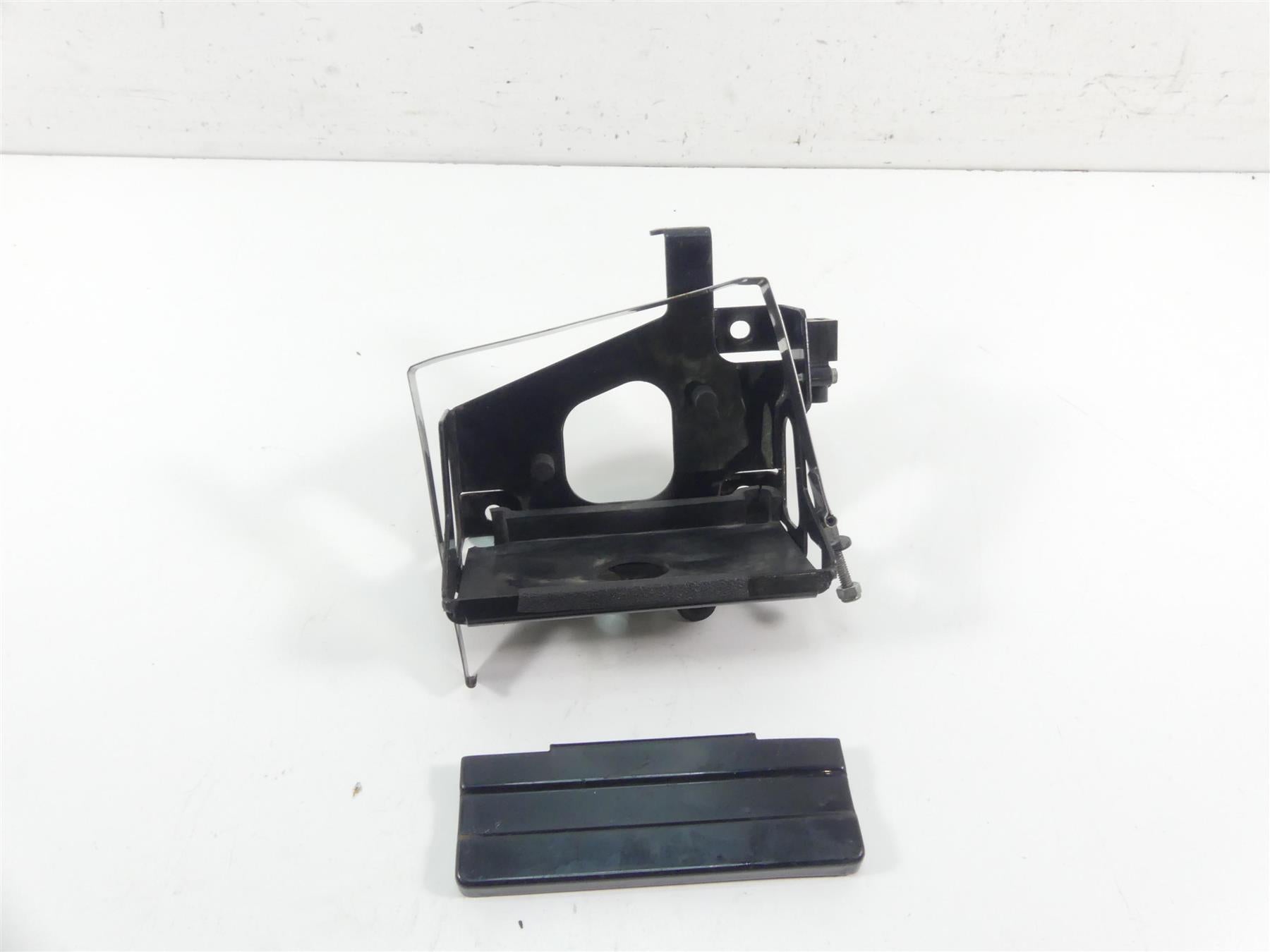 2003 Harley Sportster XL1200 C 100th Anniv Battery Tray Holder & Cover 66194-98 {{ shop.shopifyCountryName }} - Mototech271
