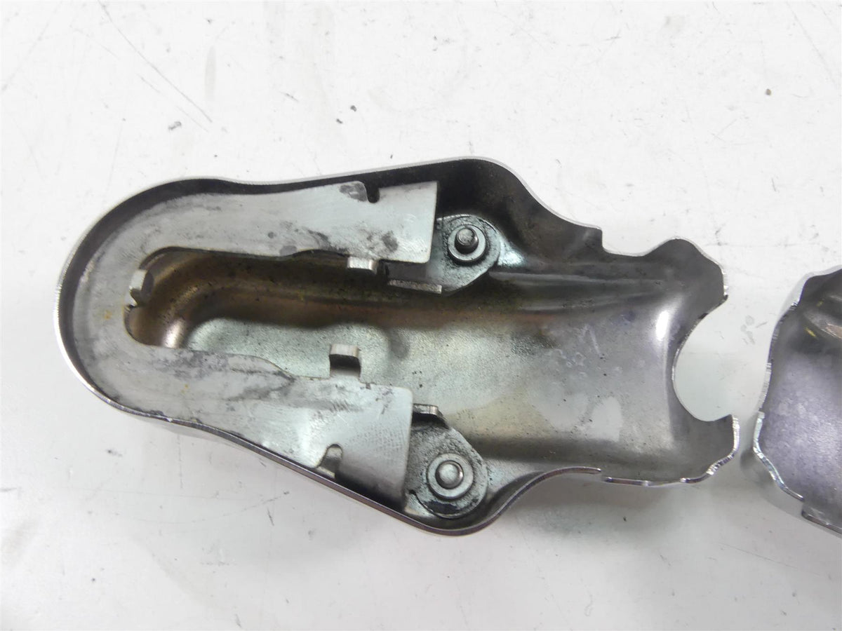 2004 Harley Softail FXSTD SE CVO Deuce Rear Chrome Axle Nut Covers 44500-03B {{ shop.shopifyCountryName }} - Mototech271