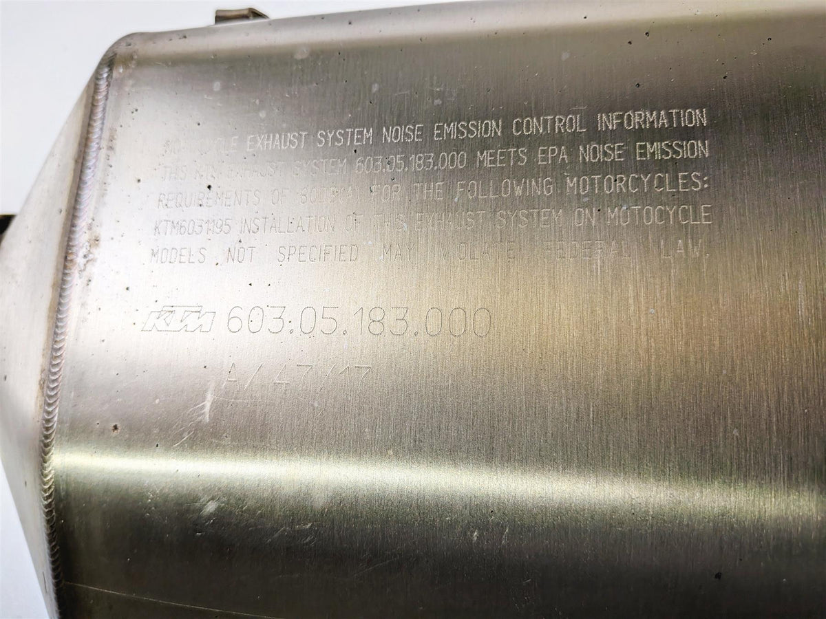 2016 KTM 1290 Super Adventure Exhaust Muffler Pipe 60305183000 {{ shop.shopifyCountryName }} - Mototech271