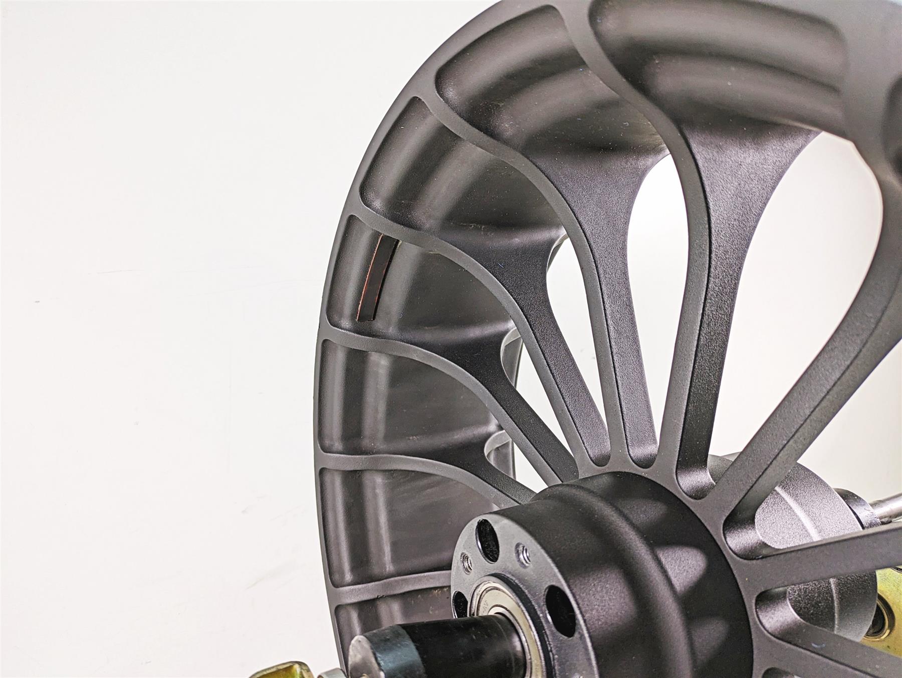 2018 Harley Touring FLHXSE CVO Street Glide Native Customs Turbine Talon 18x5.5 Fat Front Wheel Rim {{ shop.shopifyCountryName }} - Mototech271